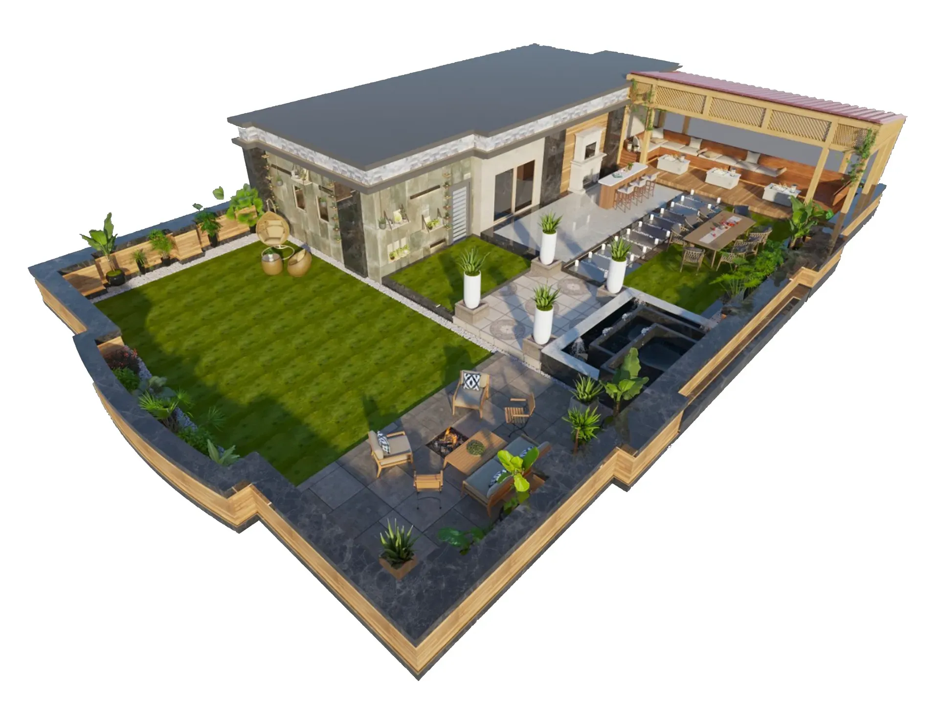 Garden & Roofs - View 5