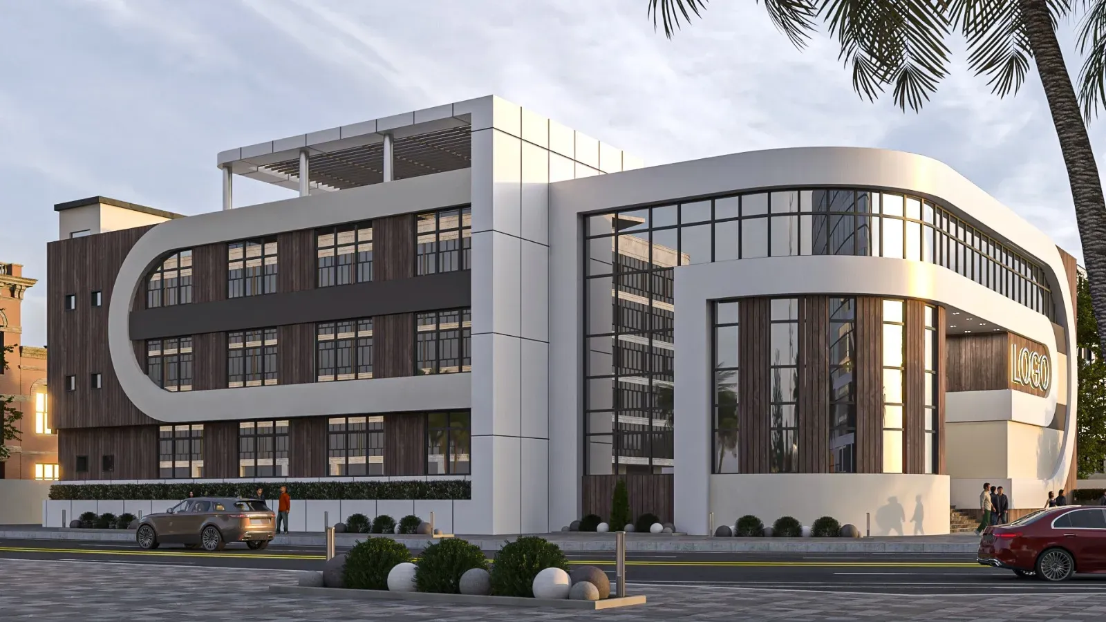 Badr Club Admin Building - View 2