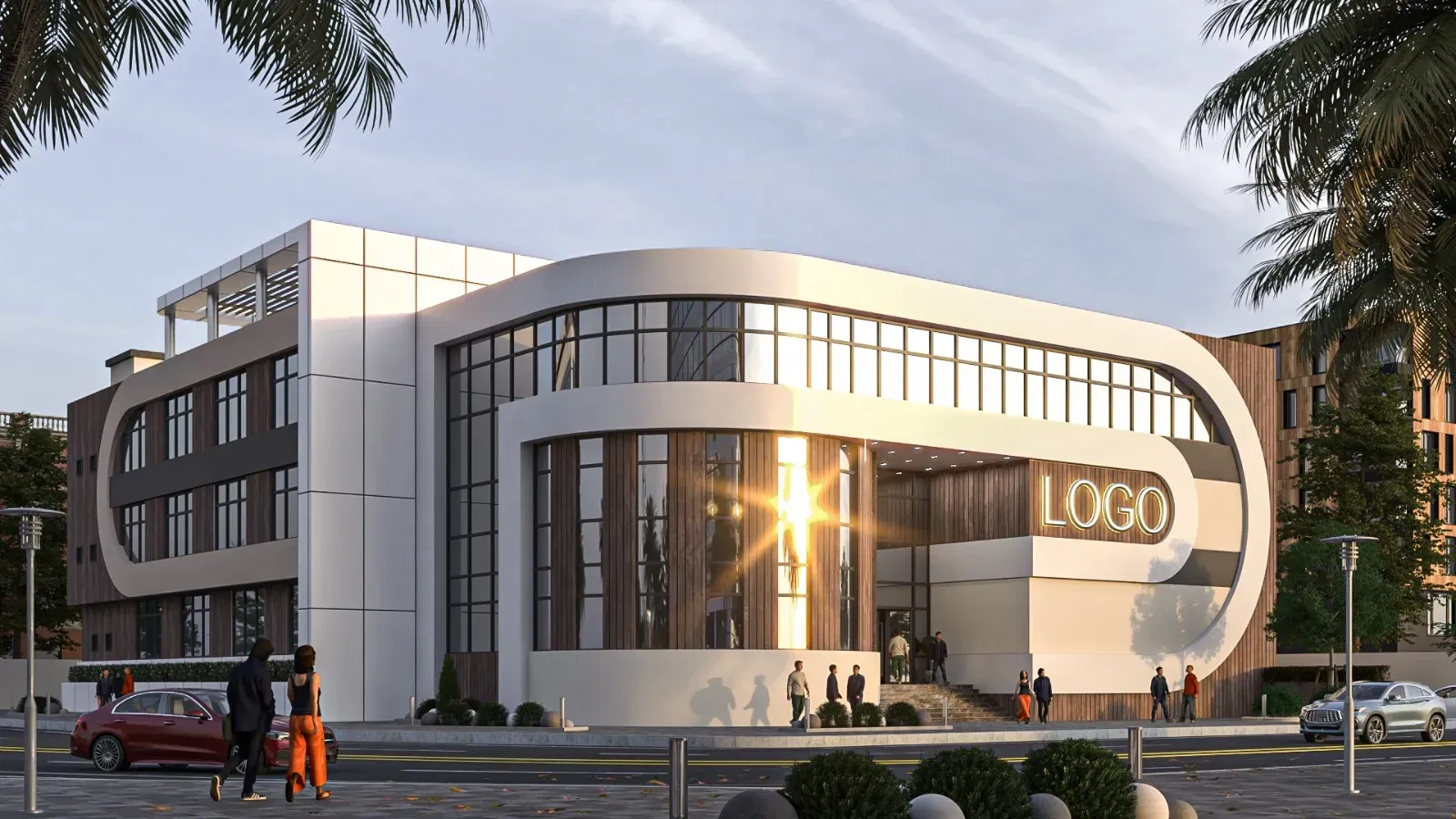 Badr Club Admin Building - View 1