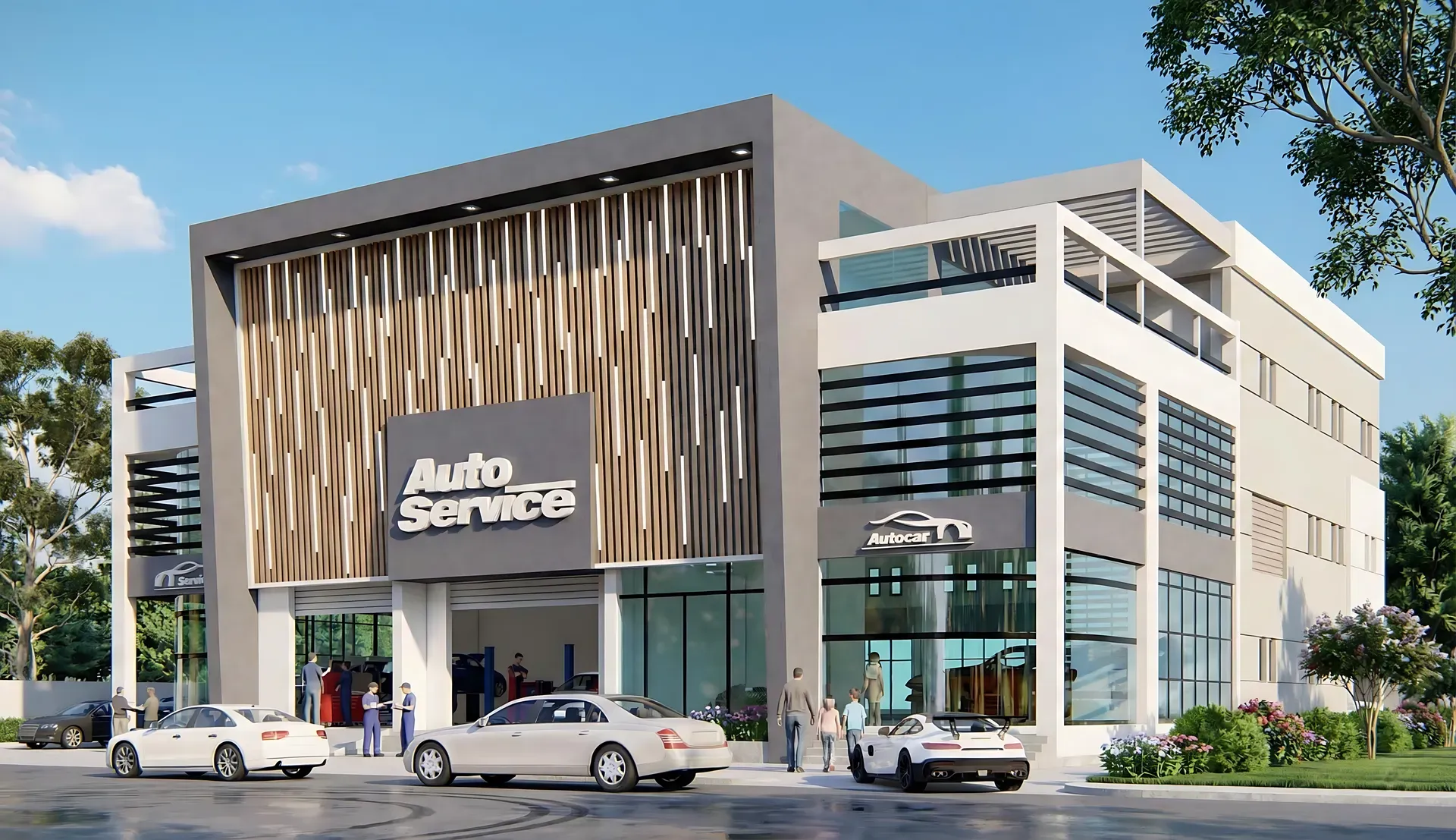 Car Services Center - View 1